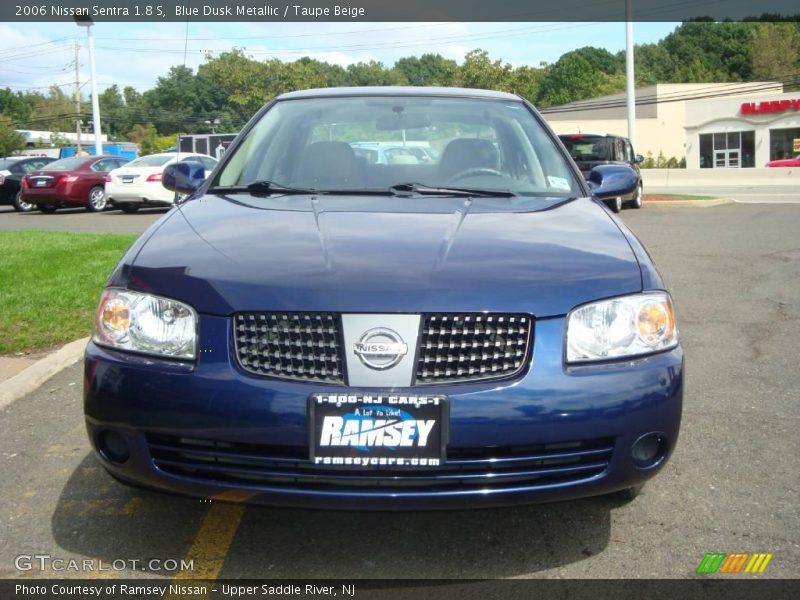 Blue Dusk Metallic / Taupe Beige 2006 Nissan Sentra 1.8 S
