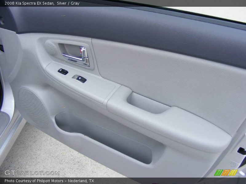 Silver / Gray 2008 Kia Spectra EX Sedan
