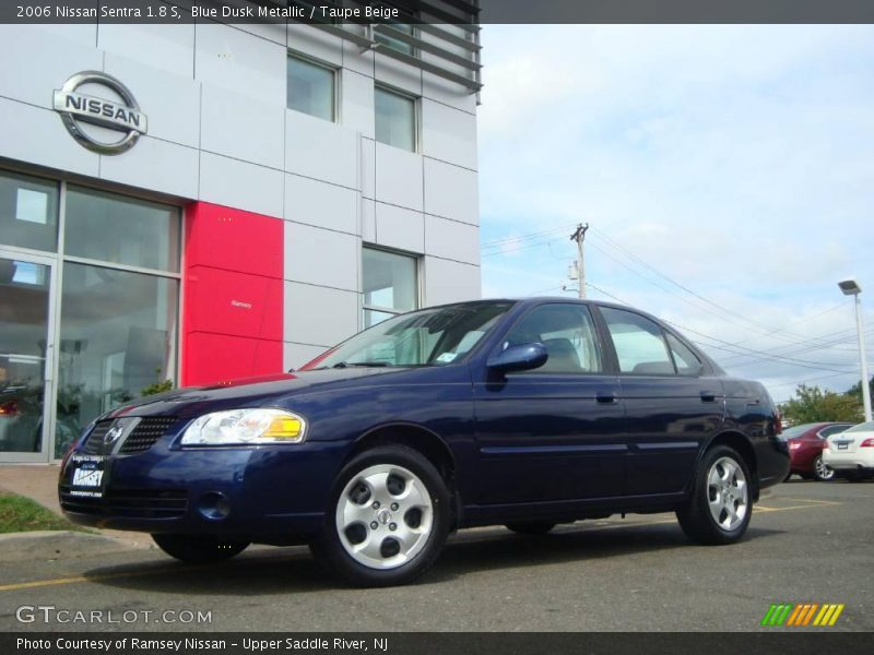 Blue Dusk Metallic / Taupe Beige 2006 Nissan Sentra 1.8 S