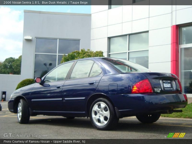 Blue Dusk Metallic / Taupe Beige 2006 Nissan Sentra 1.8 S