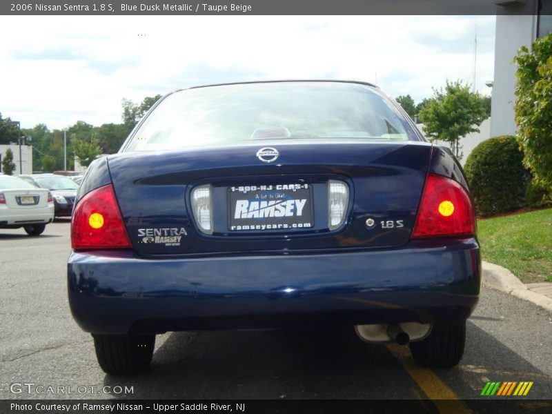 Blue Dusk Metallic / Taupe Beige 2006 Nissan Sentra 1.8 S
