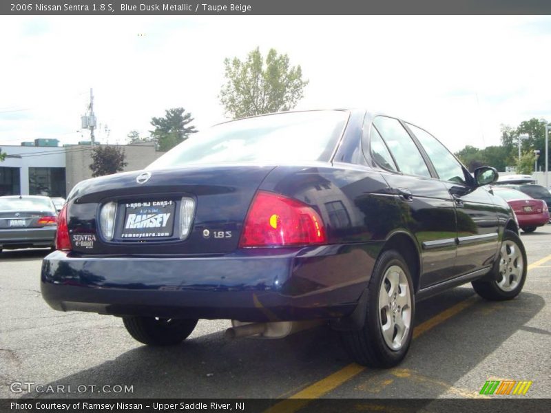 Blue Dusk Metallic / Taupe Beige 2006 Nissan Sentra 1.8 S
