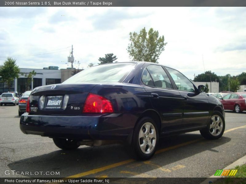 Blue Dusk Metallic / Taupe Beige 2006 Nissan Sentra 1.8 S