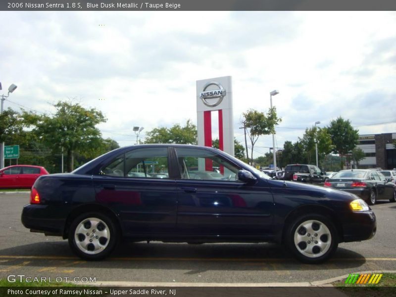 Blue Dusk Metallic / Taupe Beige 2006 Nissan Sentra 1.8 S