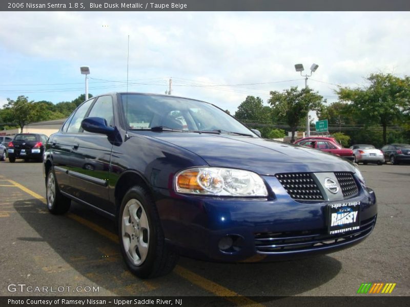 Blue Dusk Metallic / Taupe Beige 2006 Nissan Sentra 1.8 S