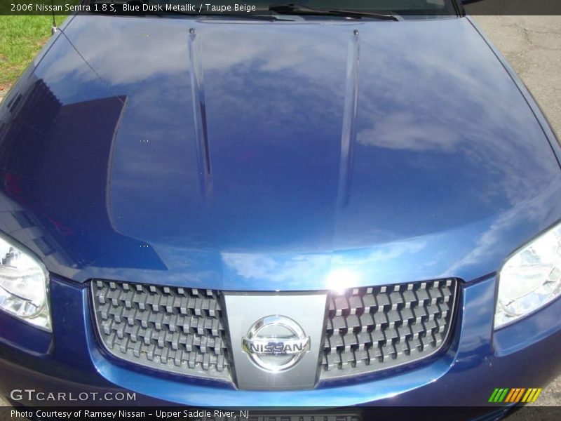 Blue Dusk Metallic / Taupe Beige 2006 Nissan Sentra 1.8 S