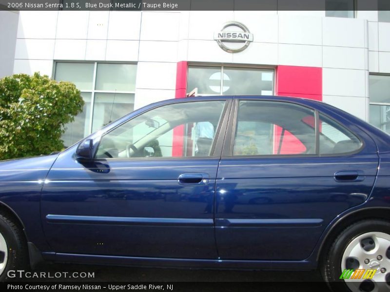 Blue Dusk Metallic / Taupe Beige 2006 Nissan Sentra 1.8 S