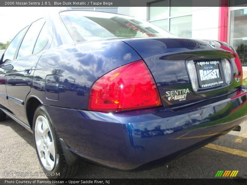 Blue Dusk Metallic / Taupe Beige 2006 Nissan Sentra 1.8 S