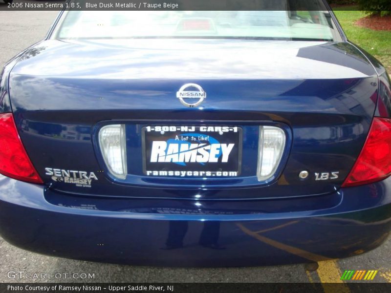 Blue Dusk Metallic / Taupe Beige 2006 Nissan Sentra 1.8 S