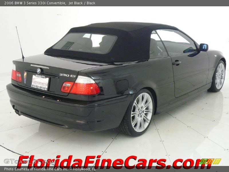Jet Black / Black 2006 BMW 3 Series 330i Convertible