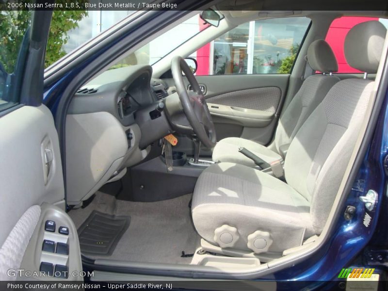 Blue Dusk Metallic / Taupe Beige 2006 Nissan Sentra 1.8 S