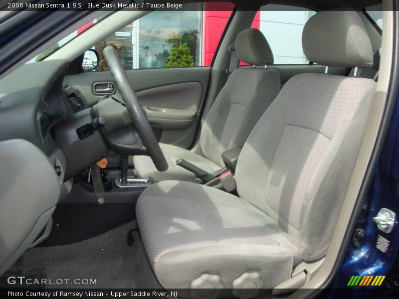 Blue Dusk Metallic / Taupe Beige 2006 Nissan Sentra 1.8 S