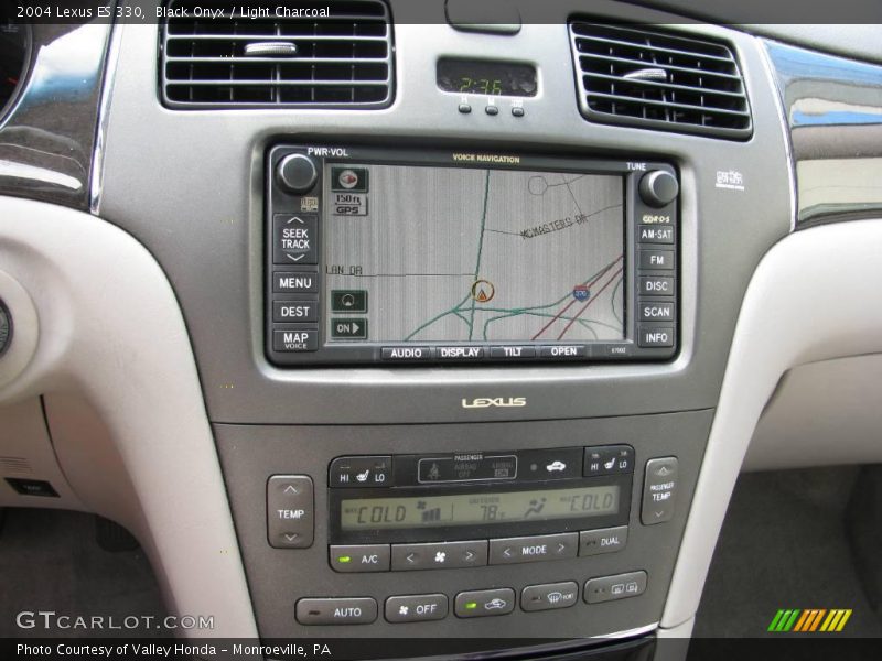 Black Onyx / Light Charcoal 2004 Lexus ES 330