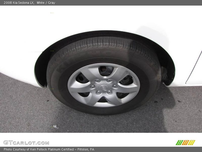White / Gray 2008 Kia Sedona LX