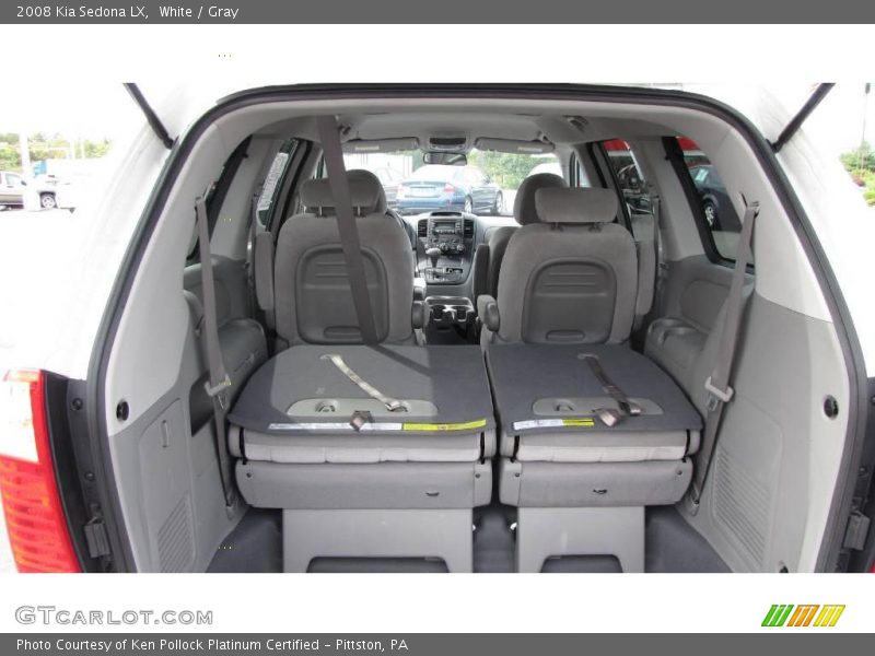 White / Gray 2008 Kia Sedona LX