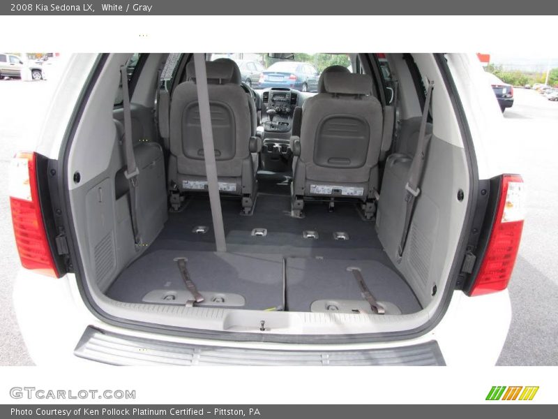 White / Gray 2008 Kia Sedona LX