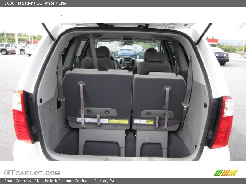White / Gray 2008 Kia Sedona LX