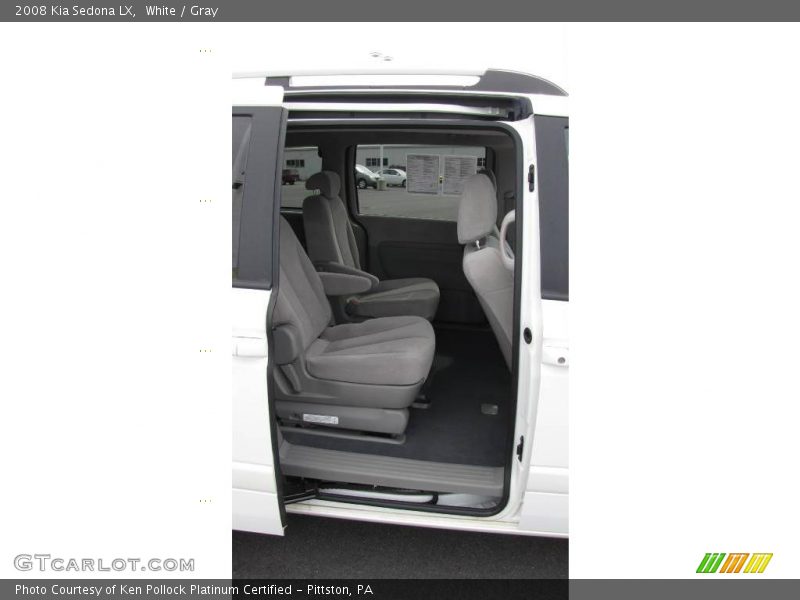 White / Gray 2008 Kia Sedona LX