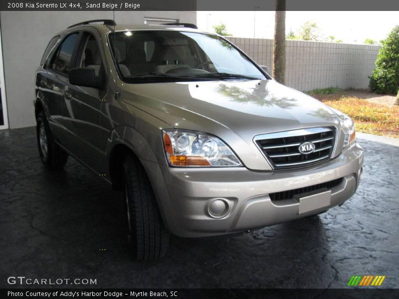 Sand Beige / Beige 2008 Kia Sorento LX 4x4