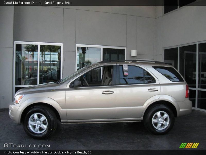 Sand Beige / Beige 2008 Kia Sorento LX 4x4