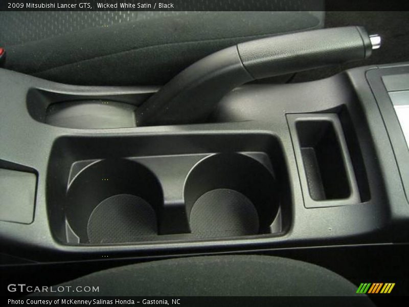 Wicked White Satin / Black 2009 Mitsubishi Lancer GTS