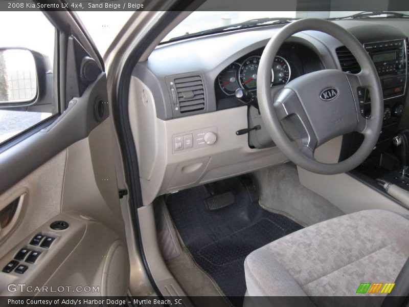 Sand Beige / Beige 2008 Kia Sorento LX 4x4