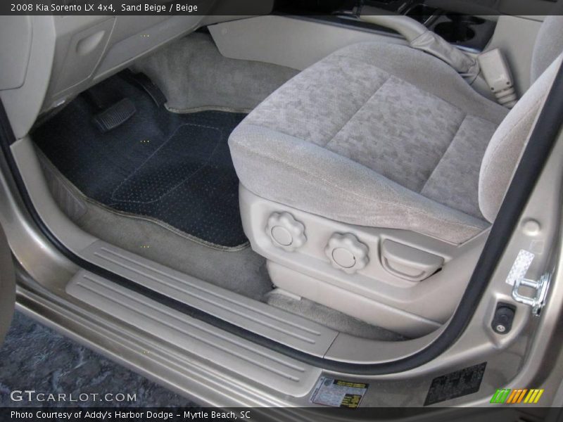 Sand Beige / Beige 2008 Kia Sorento LX 4x4