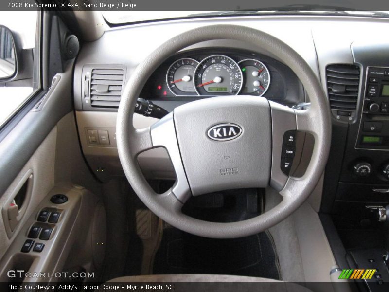 Sand Beige / Beige 2008 Kia Sorento LX 4x4