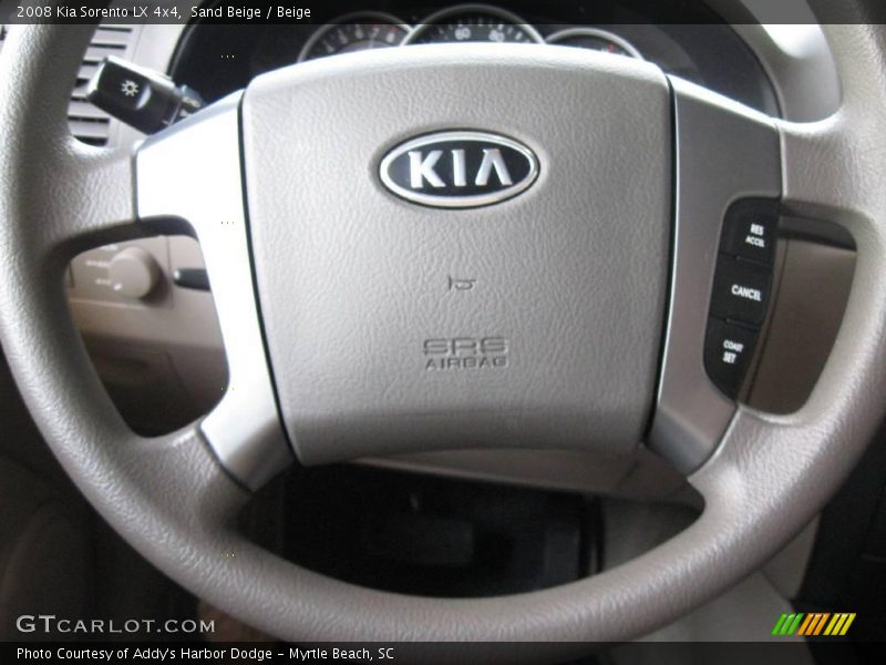 Sand Beige / Beige 2008 Kia Sorento LX 4x4