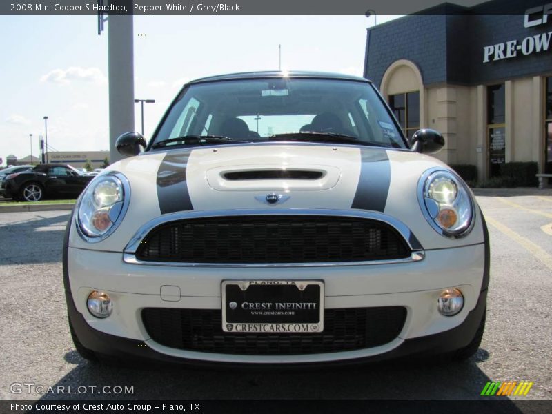 Pepper White / Grey/Black 2008 Mini Cooper S Hardtop