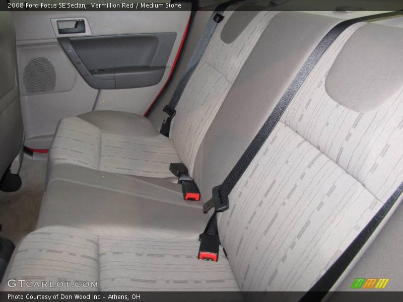 Vermillion Red / Medium Stone 2008 Ford Focus SE Sedan