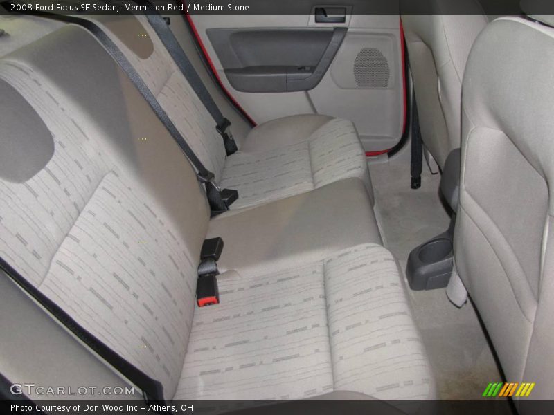 Vermillion Red / Medium Stone 2008 Ford Focus SE Sedan