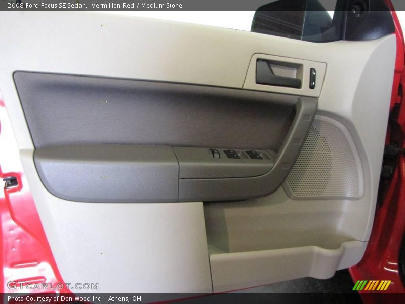Vermillion Red / Medium Stone 2008 Ford Focus SE Sedan