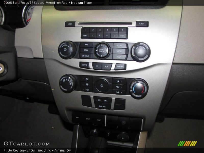 Vermillion Red / Medium Stone 2008 Ford Focus SE Sedan