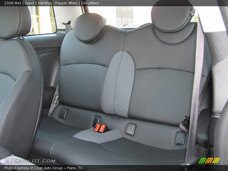 Pepper White / Grey/Black 2008 Mini Cooper S Hardtop