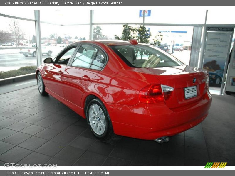 Electric Red / Beige Dakota Leather 2006 BMW 3 Series 325i Sedan