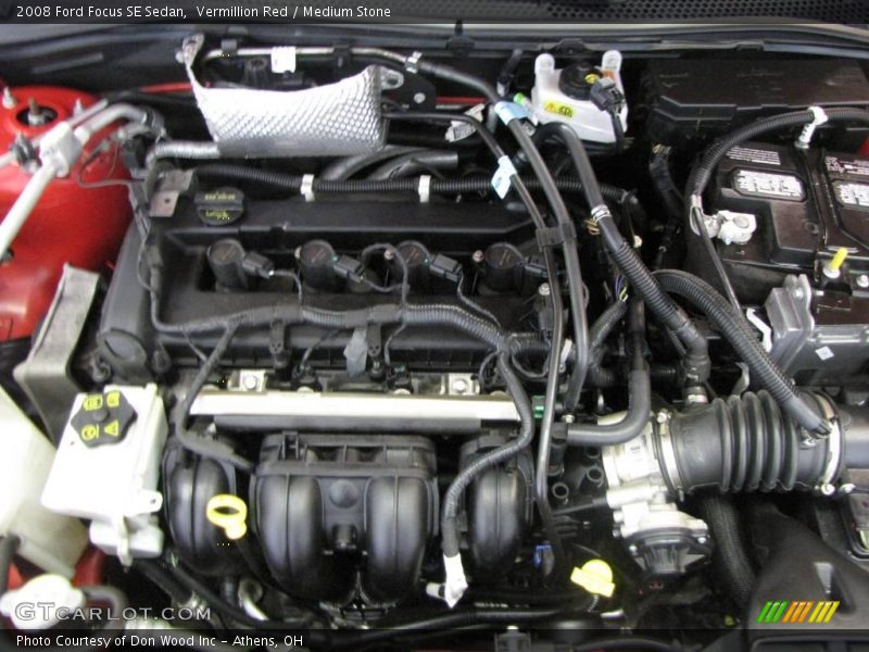Vermillion Red / Medium Stone 2008 Ford Focus SE Sedan