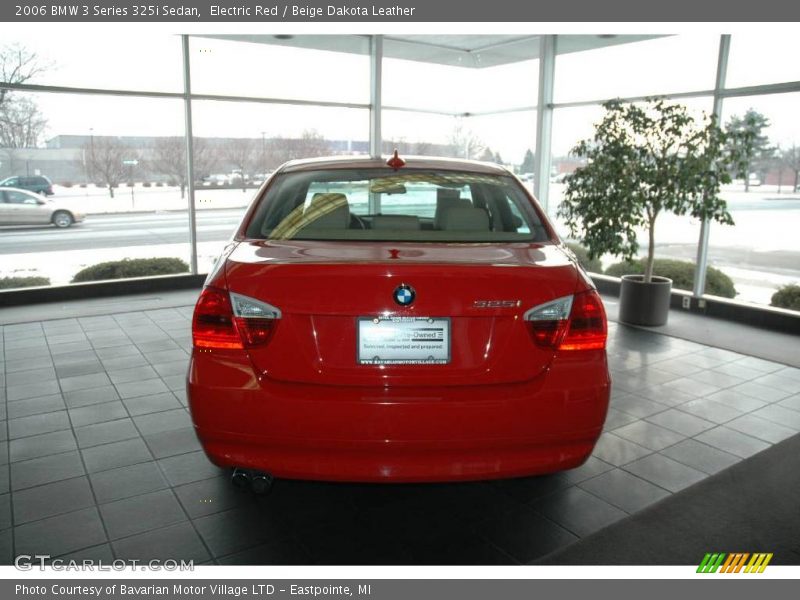 Electric Red / Beige Dakota Leather 2006 BMW 3 Series 325i Sedan