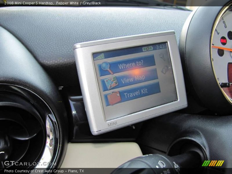 Pepper White / Grey/Black 2008 Mini Cooper S Hardtop