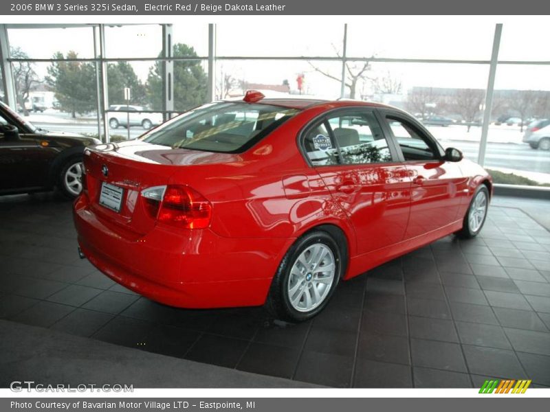 Electric Red / Beige Dakota Leather 2006 BMW 3 Series 325i Sedan