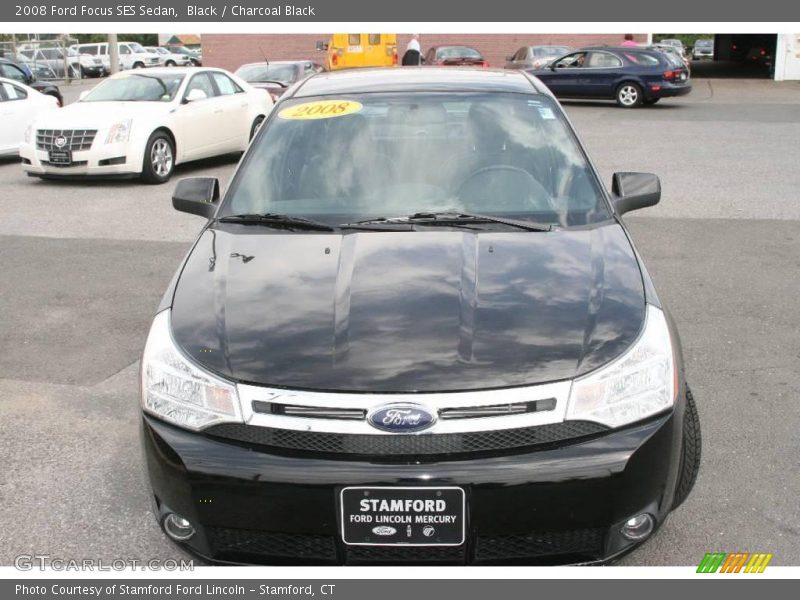 Black / Charcoal Black 2008 Ford Focus SES Sedan