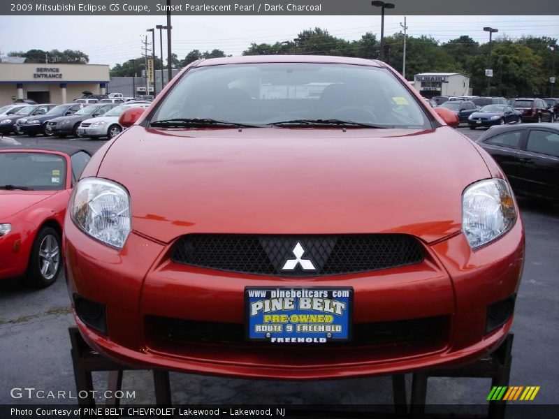 Sunset Pearlescent Pearl / Dark Charcoal 2009 Mitsubishi Eclipse GS Coupe