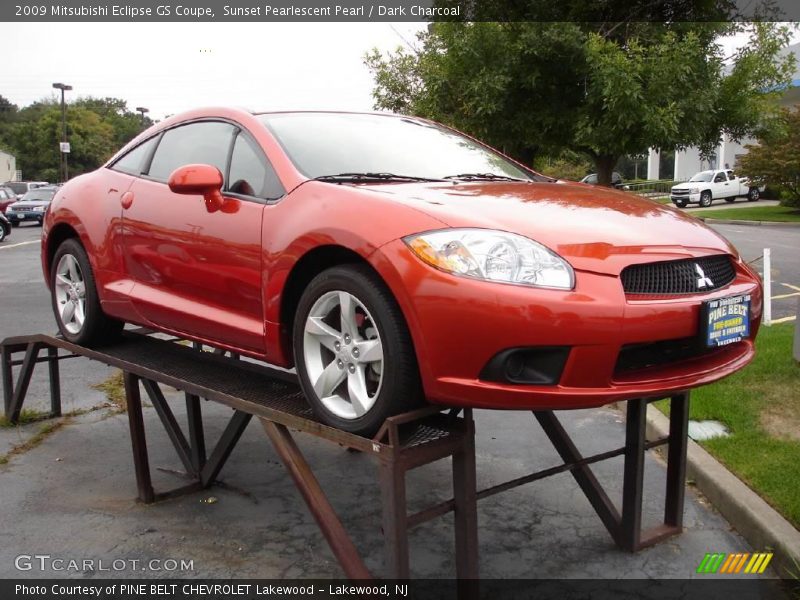 Sunset Pearlescent Pearl / Dark Charcoal 2009 Mitsubishi Eclipse GS Coupe