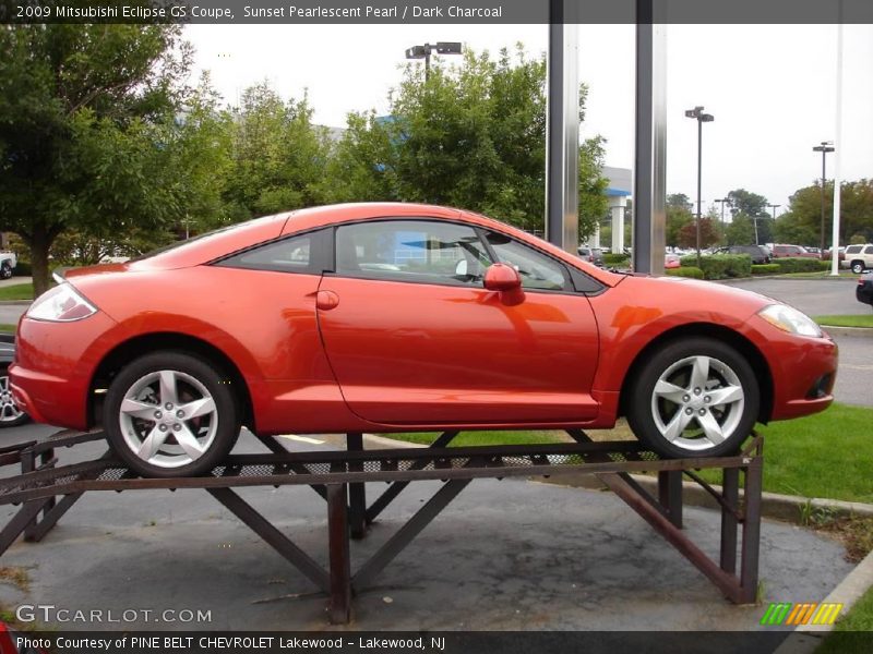 Sunset Pearlescent Pearl / Dark Charcoal 2009 Mitsubishi Eclipse GS Coupe