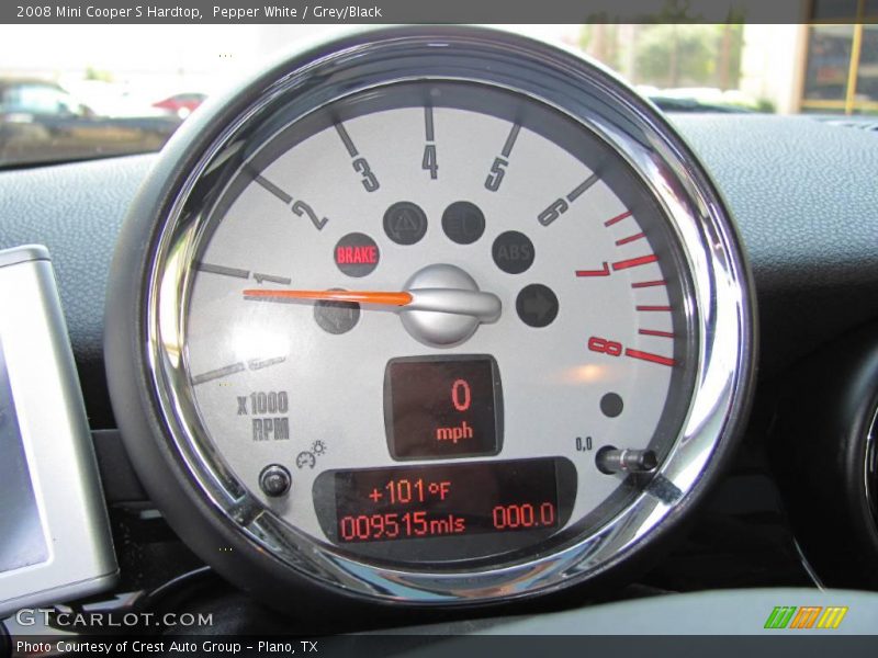 Pepper White / Grey/Black 2008 Mini Cooper S Hardtop