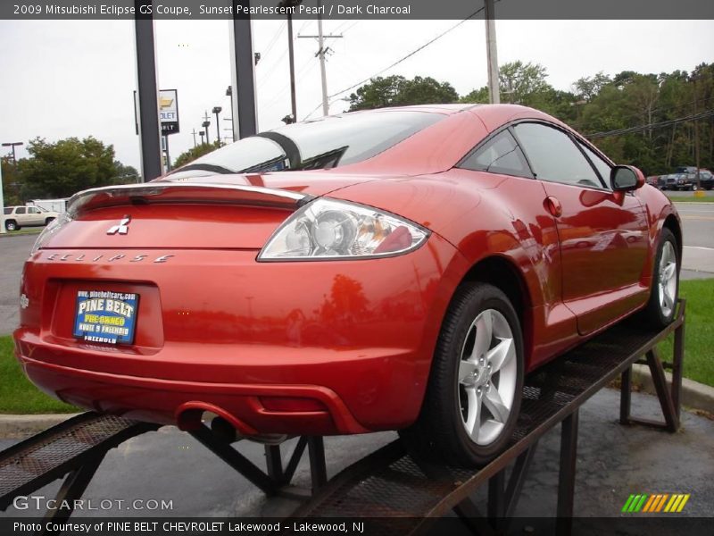 Sunset Pearlescent Pearl / Dark Charcoal 2009 Mitsubishi Eclipse GS Coupe