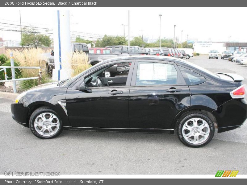 Black / Charcoal Black 2008 Ford Focus SES Sedan