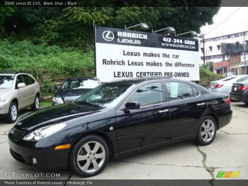 Black Onyx / Black 2006 Lexus ES 330