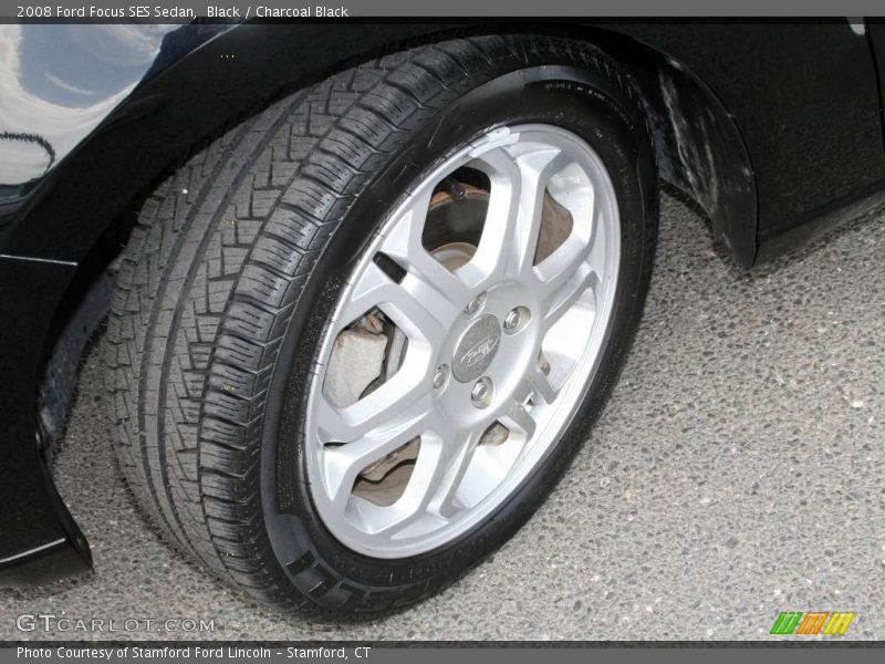 Black / Charcoal Black 2008 Ford Focus SES Sedan