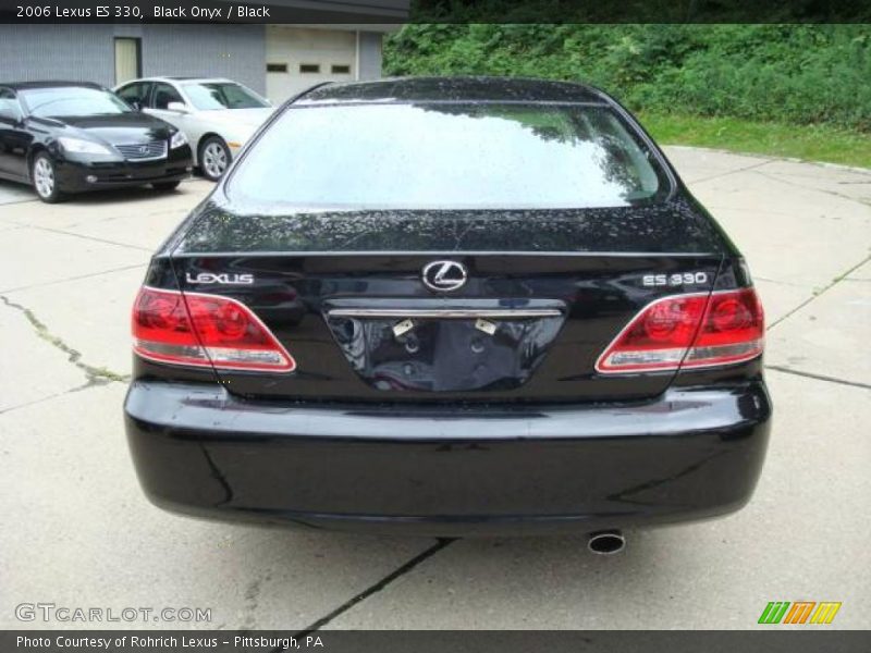 Black Onyx / Black 2006 Lexus ES 330